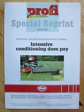 Vicon HPC 2400 MOWER CONDITIONER  profi international Special Report brochure
