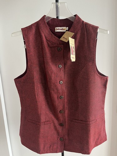 Nwt fabindia nehru sleeveless - fabindia,