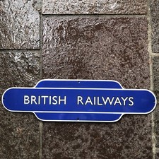 British Railways Enamel Sign