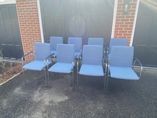 8 Brunner Group Blue Office Chairs