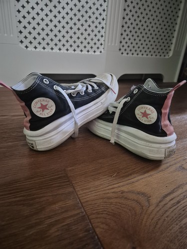 Converse girls platform - girls, black