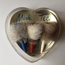 Vintage Golfers Mink Tees Novelty MCM Gift Fur Topped Fun Pack Of 3 Gift Pack