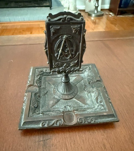 Antique masonic cast metal - antique,