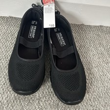 Ladies Black Memory Foam Black