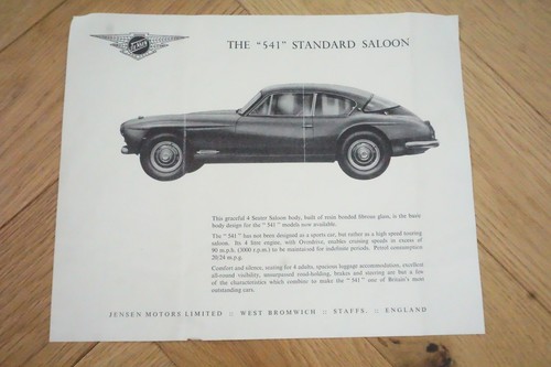 Jensen 541 standard - 541, saloon