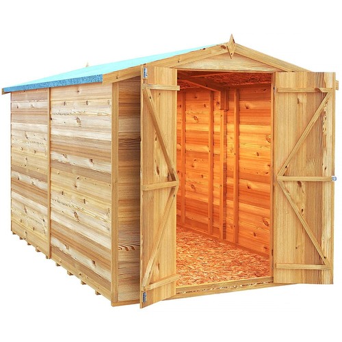 10x6 wooden garden shed apex - 10x6,