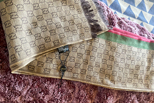 Gucci pattern beige wool - gucci,