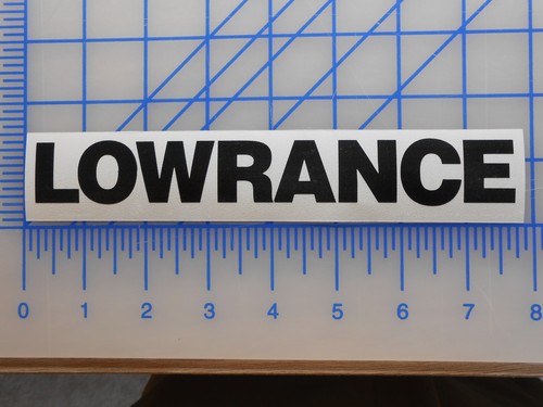 Lowrance logo decal - logo,