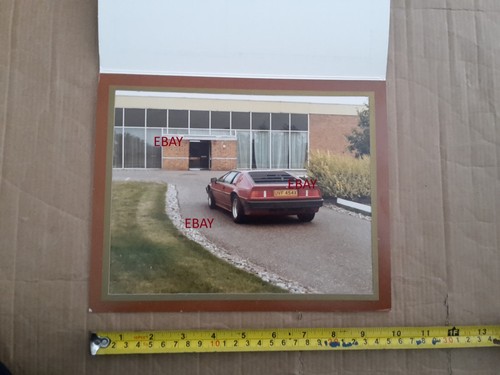 Lotus esprit car reg uvf - esprit, (reg.