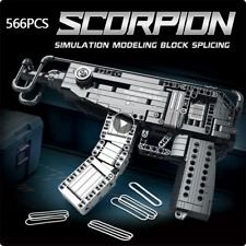 Military Weapons WW2 Scorpion Submachine Gun Pistol Building Blocks (Army Toys)
