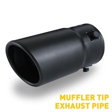 Black 2.75" Car Exhaust Pipe