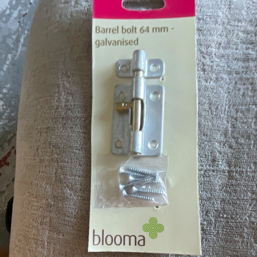 Blooma barrel bolt 64mm - bolt,