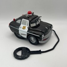 Disney Pixar Cars Supercharged Rip Stick Racer Sheriff Police Toy Car #S