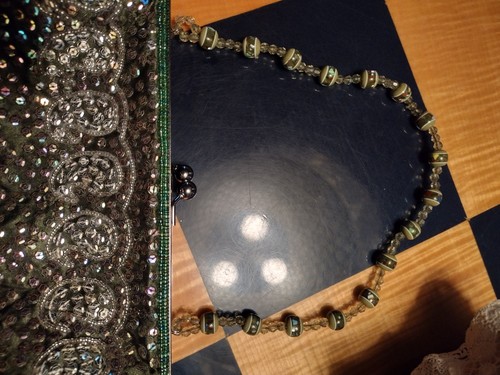 Vintage sequin evening - sequin, bag