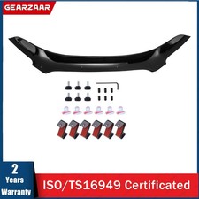 Bonnet Guard For Ford Transit MK8 14-20 Bra New Gloss Black ABS Body UK