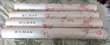 X4 Vtg JOHN WILMAN Wild Floral MAISON TRAIL Cottagecore Wallpaper 10.05m X 0.52m