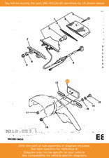 YAMAHA Rear Reflector Assy