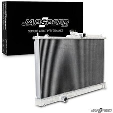 JAPSPEED 40mm ALUMINIUM ENGINE RADIATOR FOR MITSUBISHI LANCER EVO 7 8 9 MR FQ