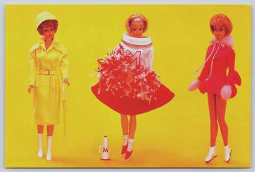 Barbie doll postcard stormy - doll,