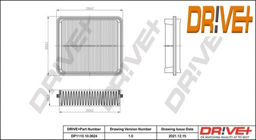 Air filter dp1110 0624 - air, dp1110.10.0624