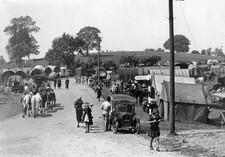 Gypsy encampment at Appleby in