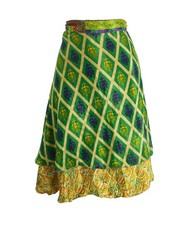 Knee Length Sari Silk Wrap