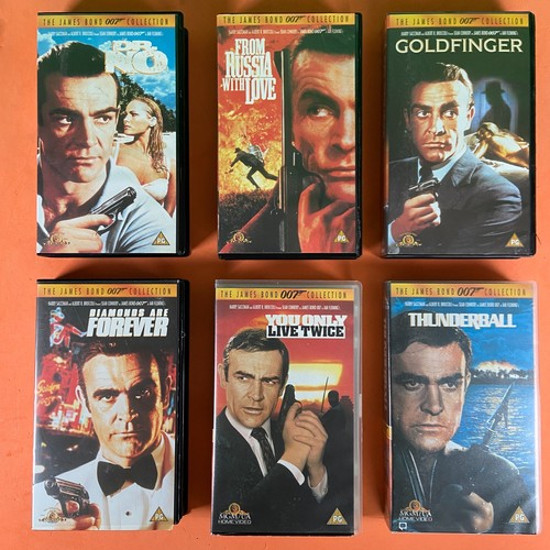 Sean connery james bond vhs - connery,