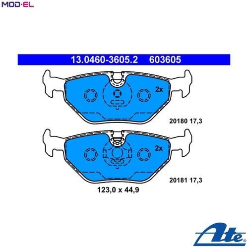 Brake pad set - brake,
