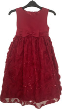 Cinderella Girls Occasion Dress, Party Dress, Colour Red, Age 3-4
