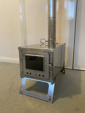 Stainless Steel, Folding, wood burning Camping stove Easy Clean Durable