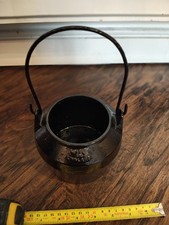 Vintage cast iron glue pot - vintage,