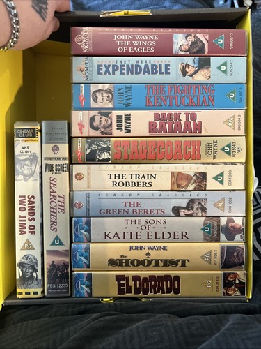 12x john wayne - vhs, collection