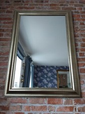 Lovely Traditional Framed Wall Hanging Mirror - Rectangular - ANGLESEY - VGC