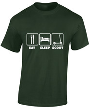 EAT SLEEP SCOOT MENS T SHIRT