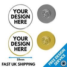 Round Custom Badges • Metal