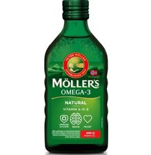MOLLERS Omega 3 Cod Fish Liver Oil Omega-3 Tran Vitamin A+D3+E 250 ml NATURAL