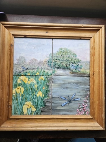 Vintage hand painted ceramic - vintage,