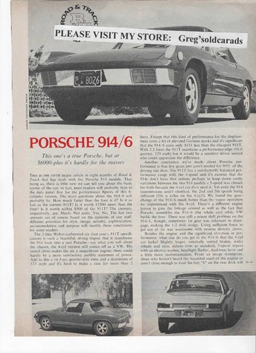 Original 1970 porsche 914 - original, 6