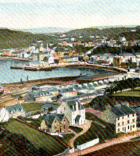 Antique postcard oban - db,