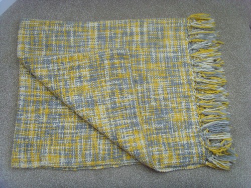Throw with tassels great - with,