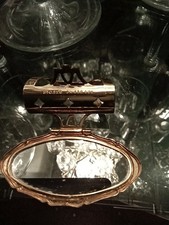 Vintage Stratton Lipstick Holder with Lipview Mirror In Gold Tone  (934048)