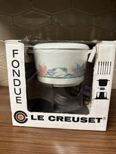 RARE Le Creuset Fondue Set