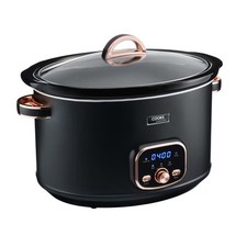 Cooks Professional Slow Cooker | 8L | 2 Heat Settings | Ceramic Bowl | Rose Gold