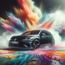 VW Golf R  Birthday Card or General Greetings Card by Classic Car Cards