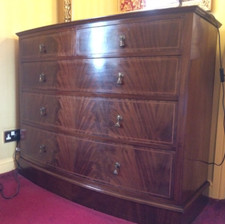 Antique Inlaid, Bow Fronted
