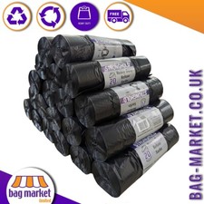 400 x Heavy Duty Bin Bags 100
