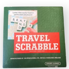 Vintage Travel Scrabble