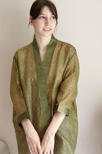 Pure silk short - silk, kimono