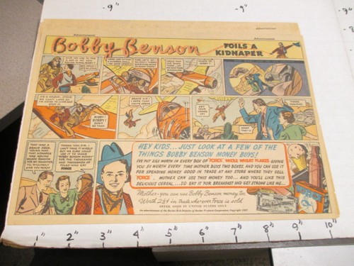 Newspaper 1937 force cereal - newspaper,