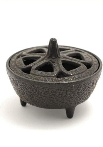 Cast iron incense burner for - incense,